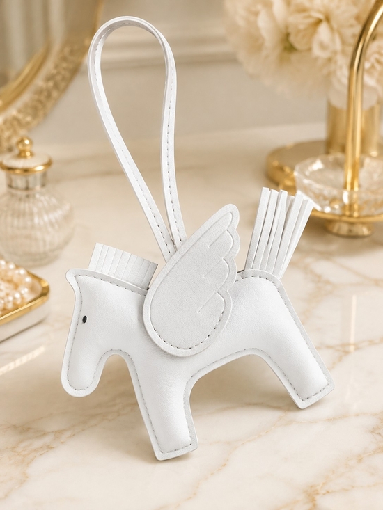 Accessories - White Winged Horse Bag Charm